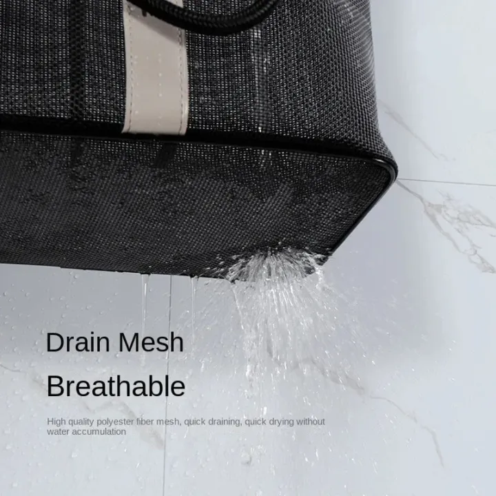 Large/small%20Shower%20Bag%20Portable%20Toiletry%20Bag%20Men's%20Dental%20Supplies%20Mesh%20Toiletry%20Bag%20Basket%20Women's%20Travel%20Storage%20Basket%20-%20Image%202