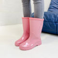 Fashion Plastic Women's Shoes Candy Color Women's Rain Boots Non-Slip Rain Boots Mid-High Tube Rain Shoes Kitchen Waterproof Adhesive Shoe Cover Shoes. 