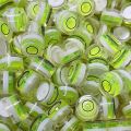 10Pcs Mini Bubble Spirit Level 10X6mm Circular Bullseye Bubble Levels For Leveling Tripod Telescope 10X6mm, Non-Adhesive. 