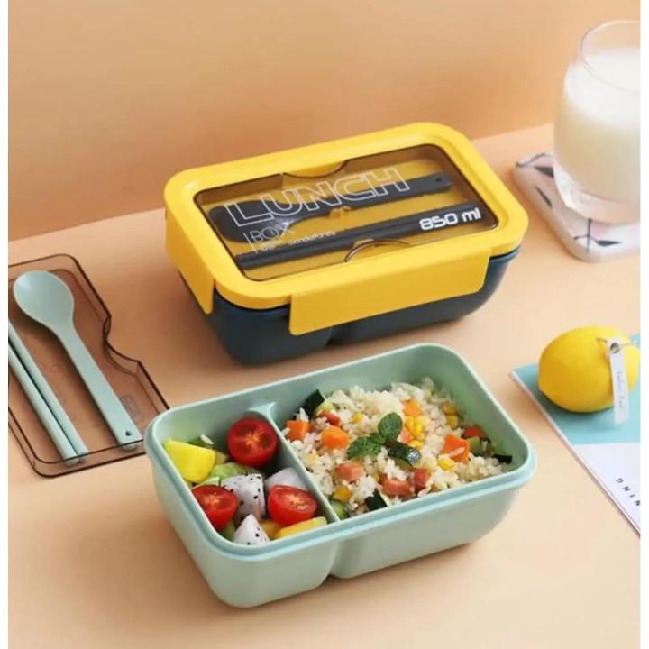 Tiffin Box Or Lunch Box. Plastic Two Part Smart Tiffin Lunch Box