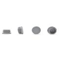 20pcs Blanking End Caps Tube Pipe Bed Inserts Plug Table Chair Leg End Caps Dust Cover Floor Protector Furniture Feet Cover Gray. 