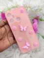 New ladies back cover For Infinix Smart 6 Plus - butterfly phone case. 