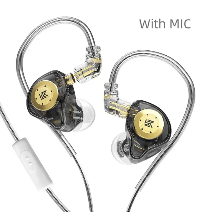 KZ EDX Pro Dynamic Earphone Noise Cancelling HiFi Sound Quality Sports Music Headphone Powerful Dual Magnetic - Earphone
