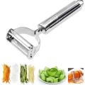 Double Head Multifunction Stainless Steel Potato Grater Julienne Peeler.