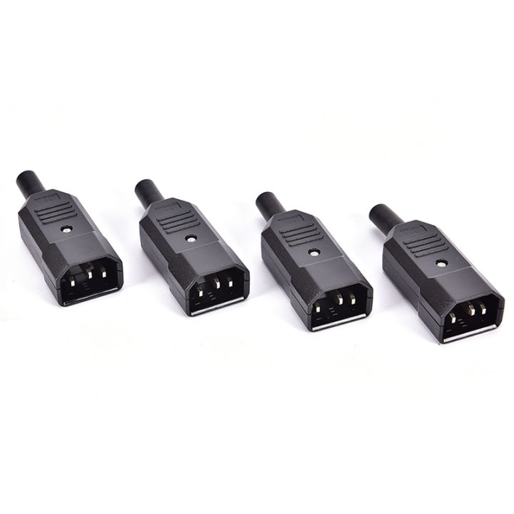 4PCS%20IEC%20C14%20Male%20Inline%20Chassis%20Socket%20Plug%20Rewireable%20Mains%20Power%20Connector%20-%20Image%203
