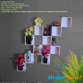 Wall Mounted L Shape Wall Shelf (3/4/6/8/10 Pcs Stand), Wall Decorative Shelf. Self adhesive Hand Made Craft Wall Hanging Rack For Office And Home.