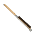 Pizza Oven Brush Barbecue Wooden Handle Scraper Cleaning Household. 
