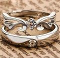 Zircon Alloy Couple Ring For Couple - Couple Ring - Ring S. 