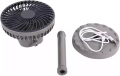 Joy Super JY-2218 Professional Rechargeable Portable Mini Table Fan Strong Wind Left to Right Oscillating Angle 45 Degrees - AC/DC.