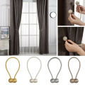 1 Pair Magnetic Curtain Buckle Modern Curtain Tie Backs Curtain Holder Curtain Decoration Multi-colors Living Room Accessories. 