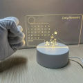 3D LED Note Board USB Message Board with WHITE PEN Creative Acrylic Lamp Night Lights Gifts Bedroom Desk Lamp. 