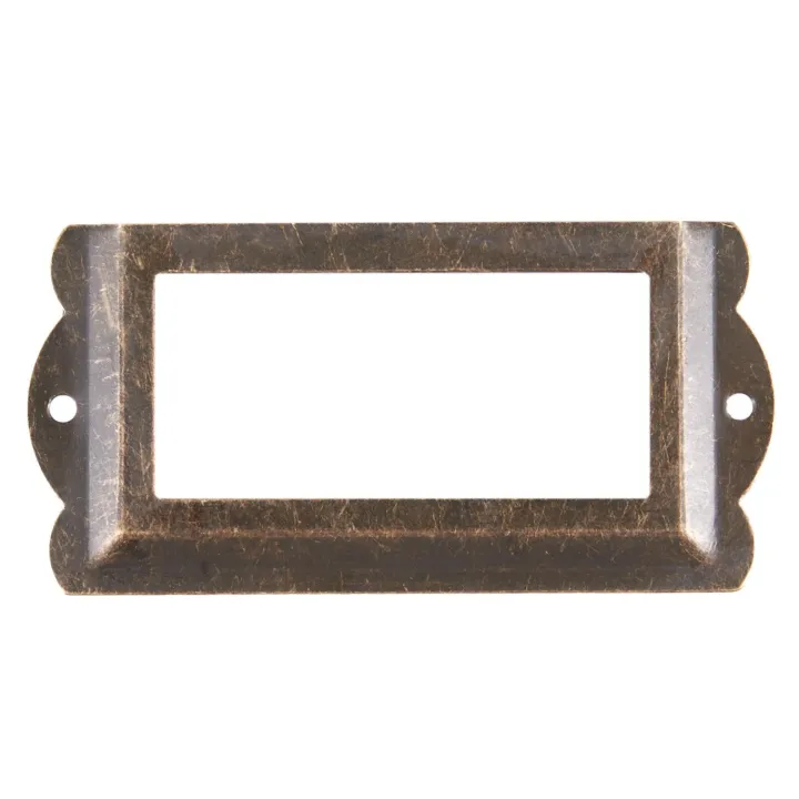 Office%20File%20Drawer%20Tag%20Label%20Holder%2085mm%20x%2042mm%204%20Pcs%20Bronze%20Tone%20-%20Image%202