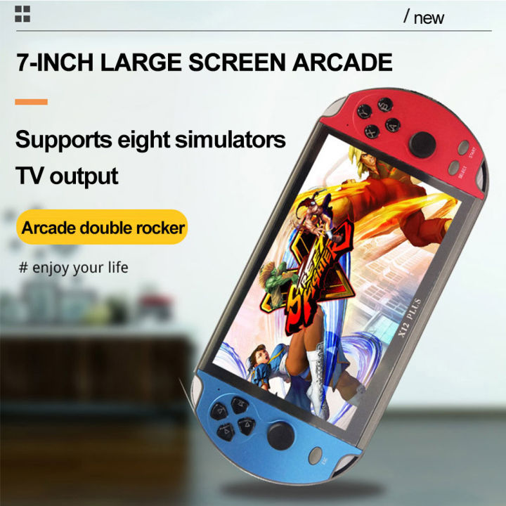 X12 Plus 7-inch 16GB PSP Built-in 10000 Game Console