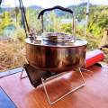 Portable Camping Tea Kettle, Teapot Coffee Pot Outdoor Kettle Campfire Kettle Water Kettle Cookware for Hiking Camping Picnic. 