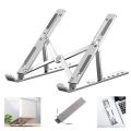Adjustable Laptop Stand, Portable Aluminum Laptop Riser Laptop Holder, Foldable Ventilated Cooling Notebook Stand. 