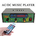 Ac/Dc Bluetooth 2CH LCD Display HIFI Audio Stereo Power Amplifier Bluetooth FM Radio Home Car. 
