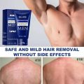 Intimate Private Hair Removal Cream for Men Painless, Soothing Depilatory for Unwanted Coarse Male Body Hair. 