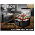Portable Food Warmers Electric Heater Lunch Box Mini Oven 12V Car Power Black. 