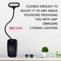 Battery LED Table Lamp Clip-on Portable Reading Light Flexible Portable Book Night Light Eye Protection Mini Study Desk Lamp.