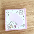 50 Sheets Kawaii Cat Sticky Note Girl Planning Daily Memo Pad School Supplies Self-adhesive Message Notepad Stationery. 