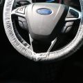 【Alizeker Mall】LEEPEE Disposable Car Steering Wheel Cover Plastic Steering-Covers Diameter 37-38cm Dust-proof Waterproof Universal. 