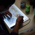 A4 Ultra-thin LED Tracing Light Box USB Powered Light Board Brightness Artcraft Tracing Light Pad for Artists Sketching Animation Drawing. 