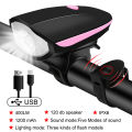 Bike Electronic Bell Horn MTB 6 Sound Bike Bicycle Cylcing Loud Electronic Siren Horn Bell Ring Alarm Speaker Ultra-loud Electronic Bicycle Bell Bike Horn Siren.