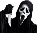 Ghost Face Scream Movie Horror Mask Halloween Killer Scary Headgear Mask Cosplay Adult Costume Accessories Props Suit. 