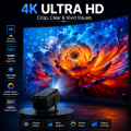 HY320 Mini HD Projector Android 11 Portable Wireless Projector for Movies Gaming and Streaming.