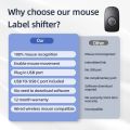 Automatic Mouse Jiggler Mover Plug and Play Automatic Move Cursor Keeps Awake with ON/OFF LED Indicator Light for Laptop Desktop.