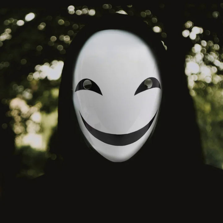 Cosplay%20Full%20Face%20Masks%20Adults%20Japanese%20Anime%20White%20Smile%20Mask%20Halloween%20Props%20Adjustable%20Mask%20Performance%20Facepiece%20Helmet%20-%20Image%205