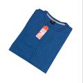 T-Shirt Cotton Material  Blue step Color Size- M/L/XL   For Men. 