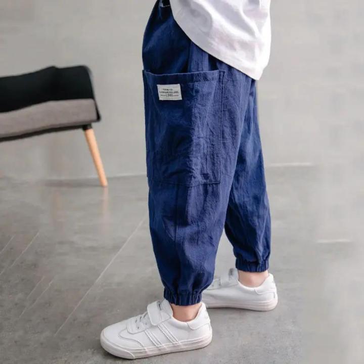 Baby%20Pants%20Boy%20Loose%20Harem%20Pants%20Cotton%20and%20Linen%20-%20Image%204