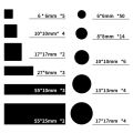 1 Sheet Light Dimming Stickers LED Cover Stickers For Electronic Devices Car Light Blocking Stickers 50%-80% Blackout Rate.