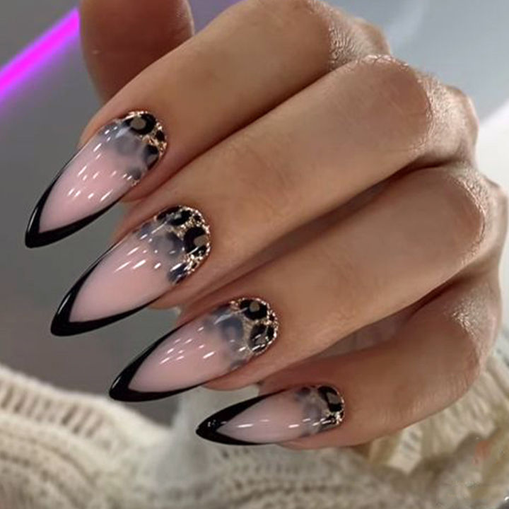 Ren%20nail%20ripple%20color%203D%20apricot%2024%20pieces%20pink%20thread%20with%20French%20tip%20design%20wearable%20nails%20artificially%20pressed%20on%20the%20nail%20tip%20art%20-%20Image%202