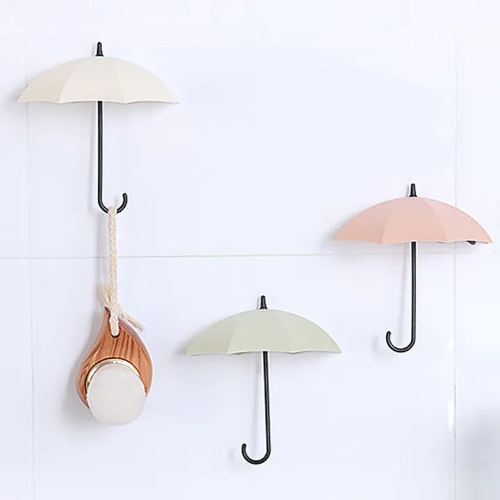 3Pcs%20Cute%20Umbrella%20Wall%20Hook%20Key%20Hanging%20Bag%20Brush%20Holder%20Decorative%20Organizer%20-%20Image%207