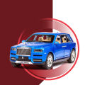 1:24 Rolls Royce Cullinan Diecast Metal Car Luxury SUV Alloy Model Car Simulation Sound Light Pull Back Car Toy For Kids Gift. 