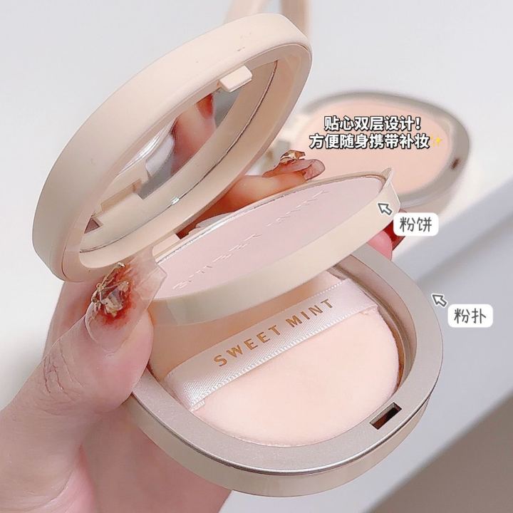Make-up:%20SWEET%20MINT%20Powder,%20Setting%20Makeup,%20Touch-up,%20Concealer,%20Long-lasting,%20waterproof,%20and%20non-relievable%20-%20Image%203