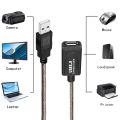 New 5M/10M USB 2.0 Extension Cable High Speed Male To Female Extension Cord Wire USB Adapter for PC Laptop Keyboard.