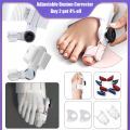 Bunion Corrector Splint Big Toe Straightener Corrector Adjust Knob Hallux Valgus Toe Correction Orthopedic Pedicure Foot Care. 