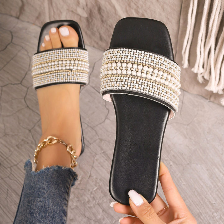 European%20and%20American%20foreign%20trade%20flat%20size%20beaded%20slippers%20women's%20square%20toe%20rhinestone%20light%20beach%20slippers%20Slipper%20-%20Image%206
