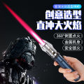 Creative Truncheon Planet Light Sword Spray Gun Windproof Inflatable Cigar Lighter Outdoor Barbecue Burning Torch Cross-Border Supply. 