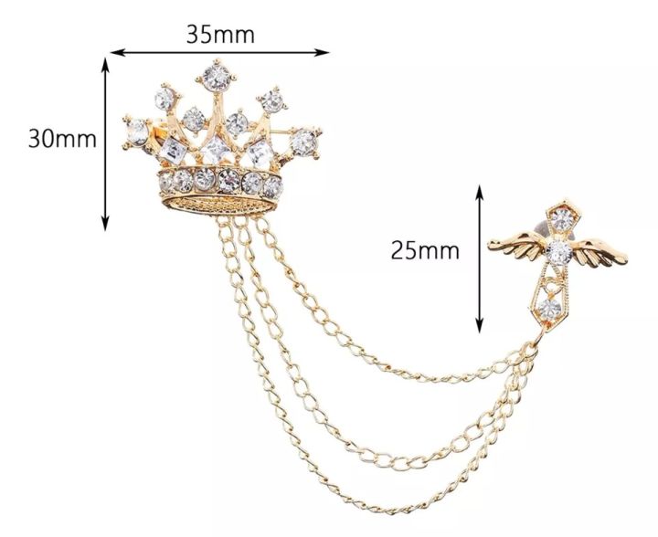 Rhinestone%20Crown%20Tassel%20Brooch%20Lapel%20Pins%20For%20Men%20Suit%20Shirt%20Jewelry%20Accessories%20-%20Image%203