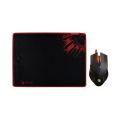 A4Tech Q5081S USB Neon X Glide Q50 Wired Gaming Mouse & S81 Mouse Pad. 