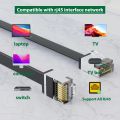 Patchtek CAT7 Flat Ethernet Cable RJ45 Short Boot SSTP 10Gbps 600Mhz Lan Cable Network 0.1-1.5m rj45 CABLE for Ps5 Iptv. 