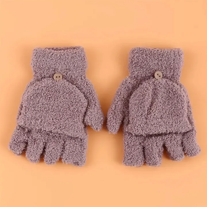 Student%20Dual-use%20Boys%20Girls%20Warm%20Winter%20Coral%20Velvet%20Gloves%20Convertible%20Flip%20Top%20Half%20Finger%20Gloves%20Knitting%20Mittens%20Killer%20Bzzo%20-%20Image%203