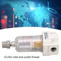 G1/4in Air Filter, Air Pressure Regulator Transparent Cup for Pneumatic Equipment. 