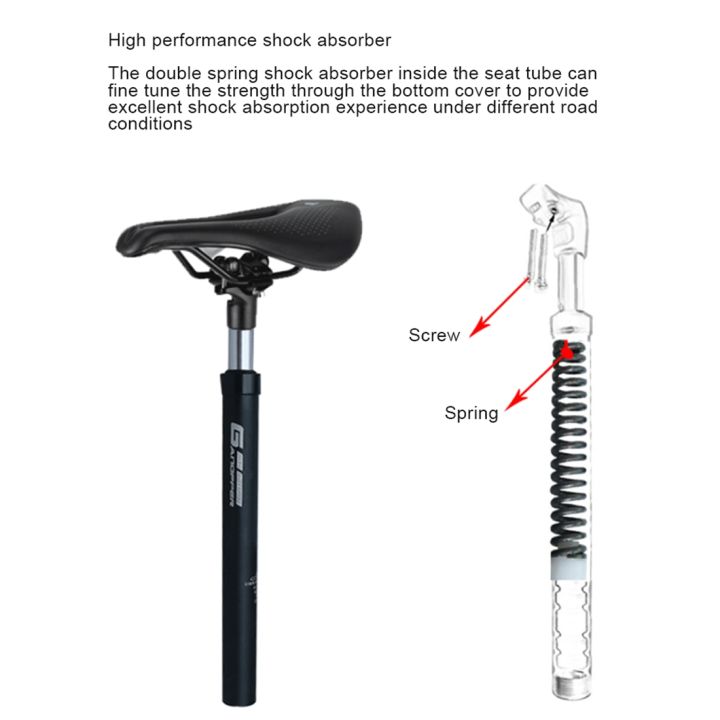 Bike%20Suspension%20Seat%20Post%20Offset%20Damping%20Bicycle%20Seatpost%20Shockstop,Gold%2030.9Mm%20-%20Image%204