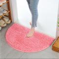 40X60cm Soft Carpet Slip-resistant Bathing Room Rug Floor Door Mat Dirt Barrier Semi Circle Floor Door Cushion Mat Rug. 