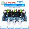 TPA3116 Bluetooth 5.0 Digital Power Amplifier Board 2*50W+100W 2.1 Channel Stereo Audio Receiver Amplifiers for AUX. 
